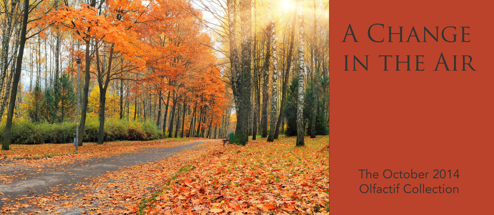 October 2014: A Change In The Air